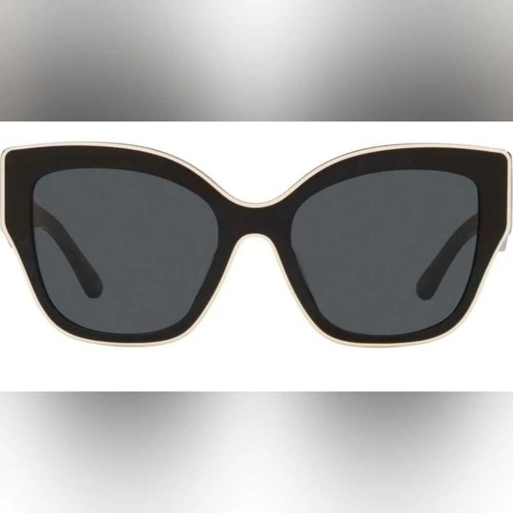 Tory Burch Black and Ivory Sunglasses NWT - Picture 2 of 6